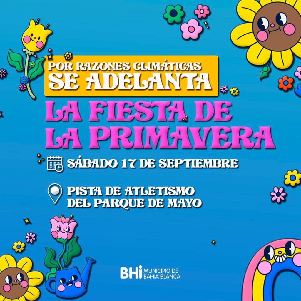 El Municipio adelantó al sábado el festejo del Día de la Primavera