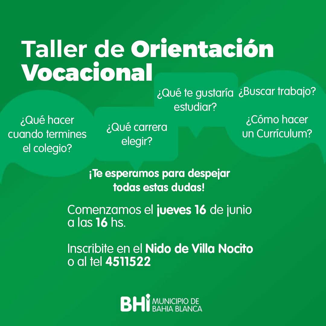 Realizan un taller de orientación vocacional