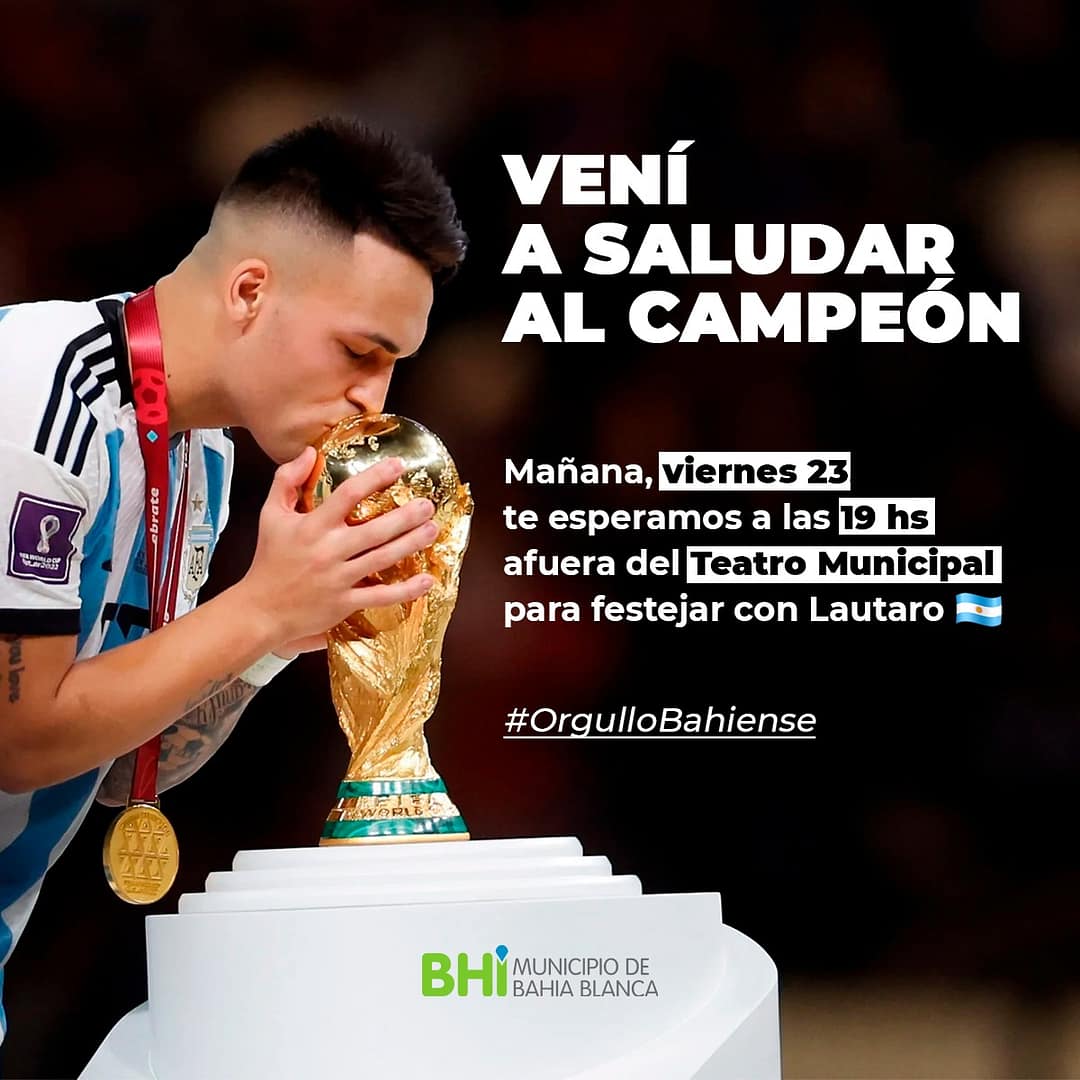 Las disposiciones de tránsito por el reconocimiento a Lautaro Martínez