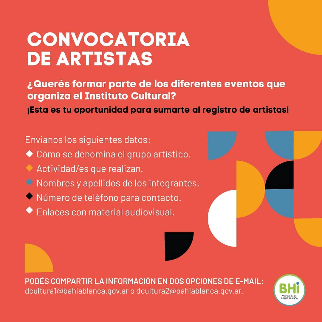Continúa abierta la convocatoria a artistas del distrito