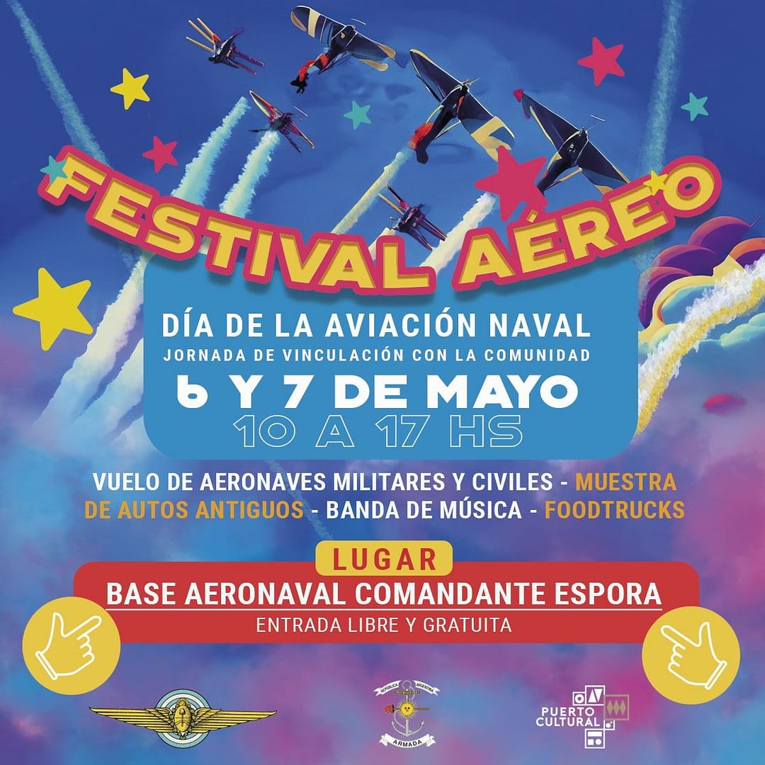 Día de la aviación: la Base Aeronaval Espora preparan un fin de semana de festejos