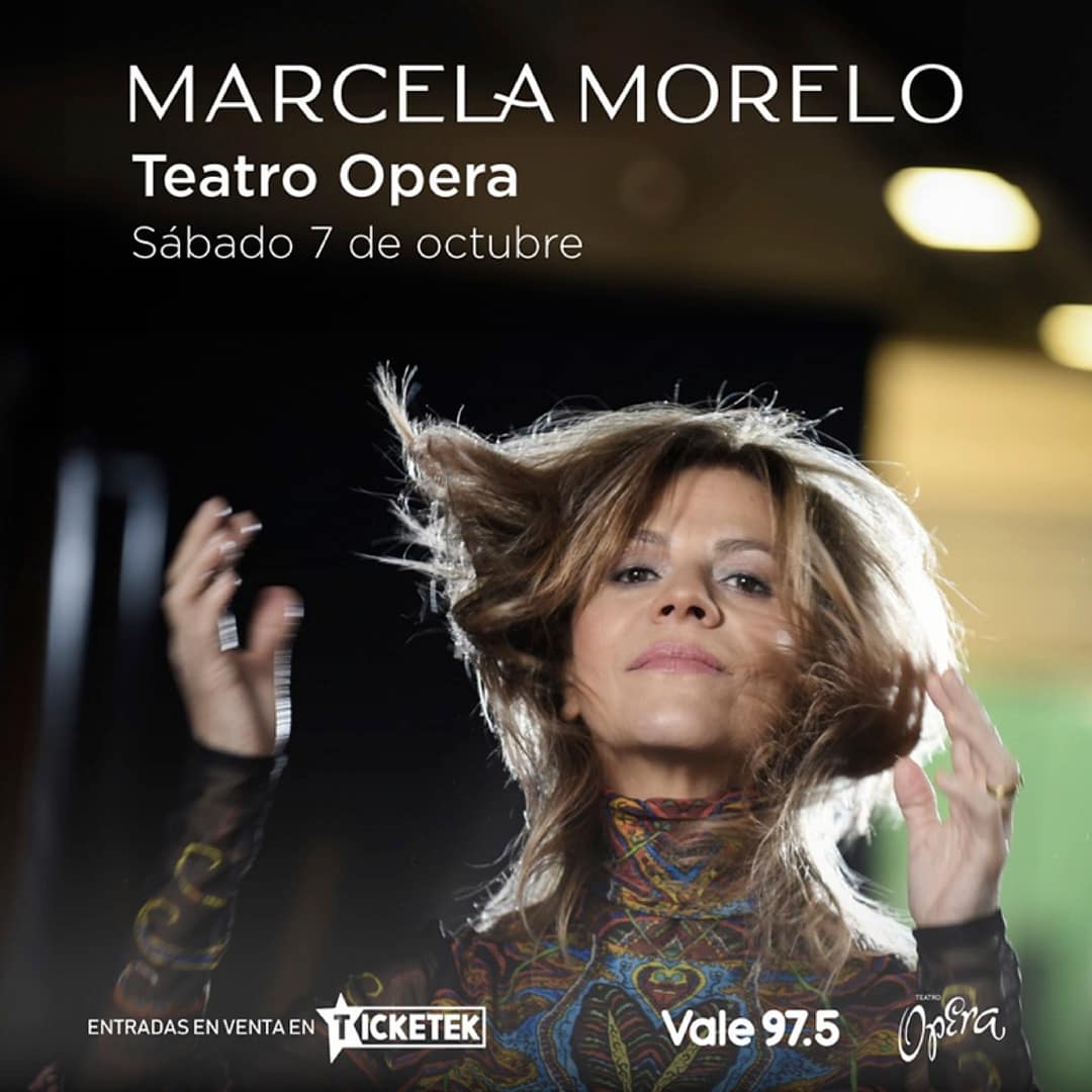 Marcela Morelo se presentará en el Teatro Opera