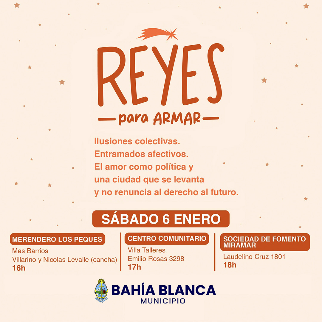 “Reyes para armar”: actividades en tres puntos de la ciudad