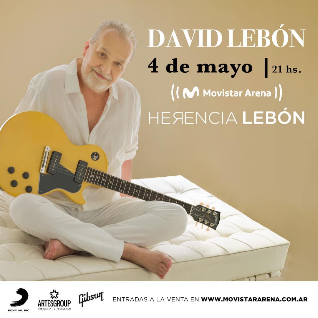 David Lebón llega en mayo al Movistar Arena