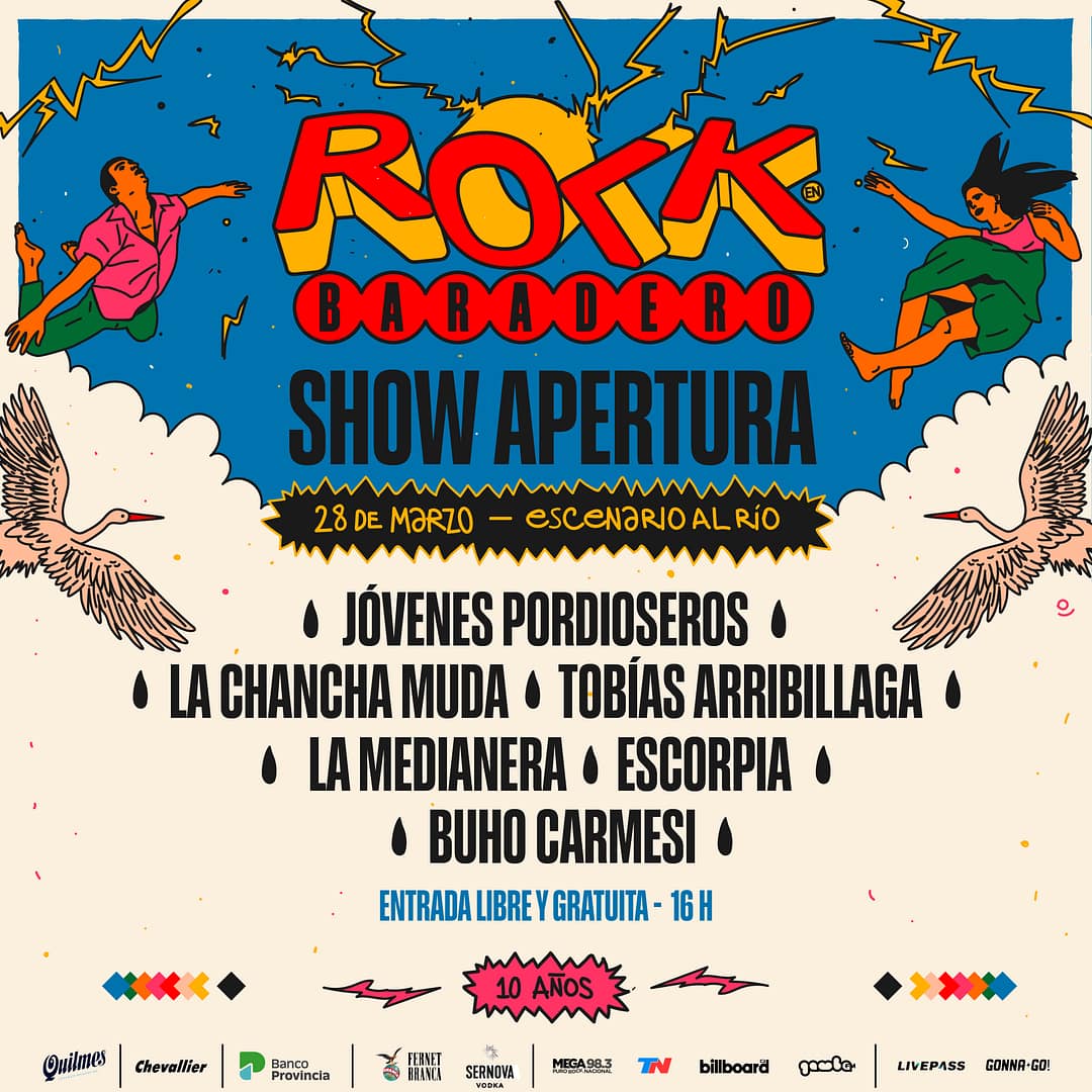 ROCK EN BARADERO ANUNCIA SU SHOW APERTURA Y EL LINE-UP DE UNA PREVIA GRATUITA