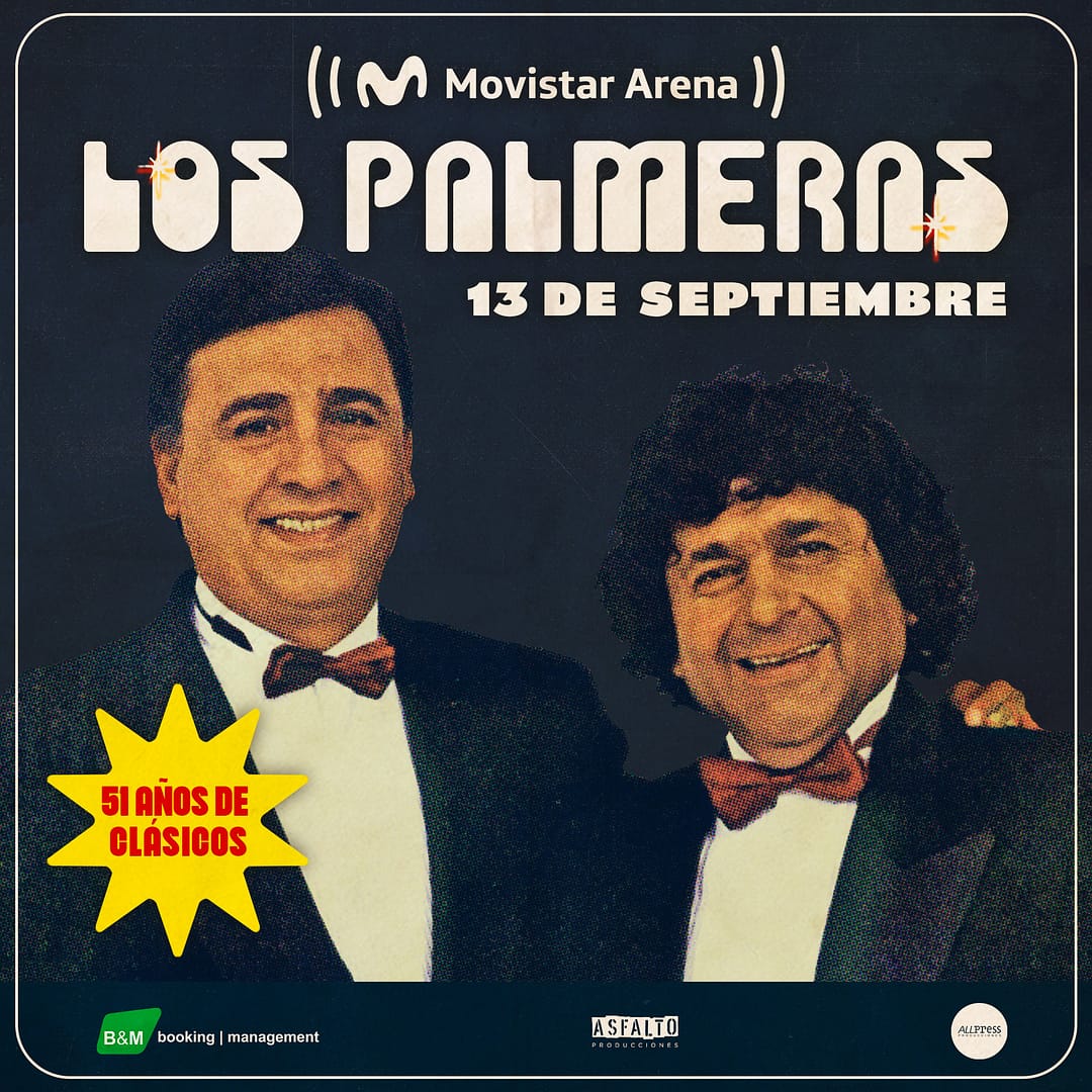 LOS PALMERAS AGREGARON NUEVA FECHA EN EL MOVISTAR ARENA