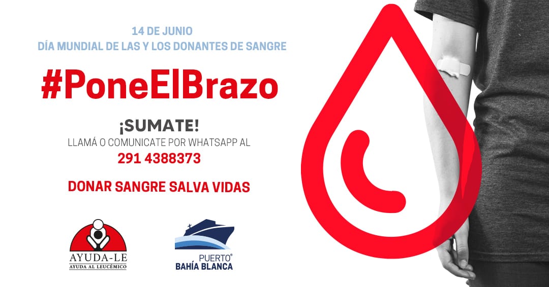 “Pone el brazo” la campaña de Ayuda-Le y el CGPBB