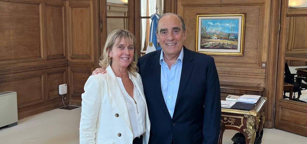 Marité Gonard visitó al Ministro del Interior de la Nación