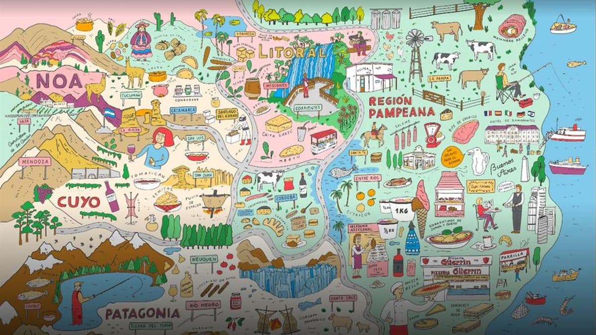 “Argentina a la mesa”, un mapa interactivo de Google para conocer la cultura gastronómica del país