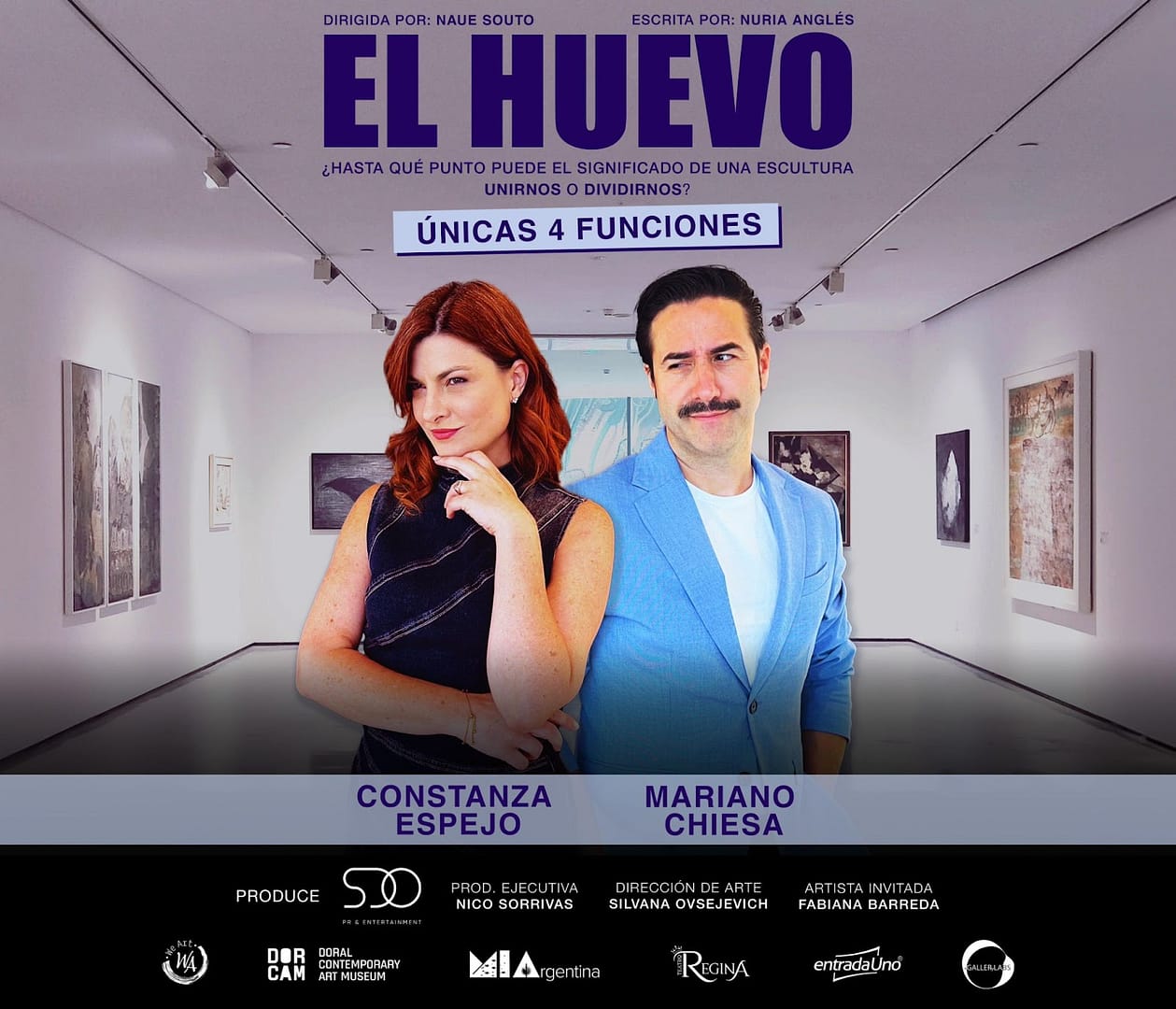 “EL HUEVO” la nueva obra con MARIANO CHIESA Y CONSTANZA ESPEJO
