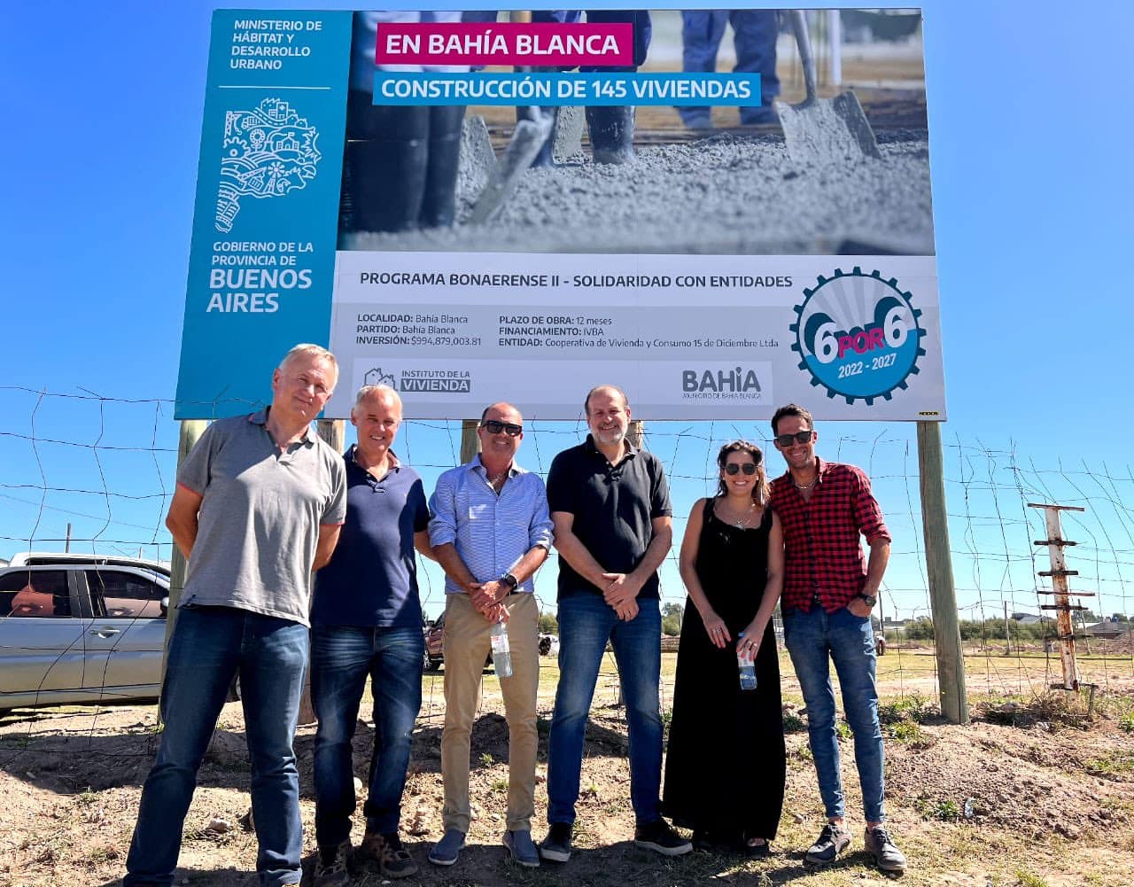 El Gobierno Provincial inició la construcción de 145 viviendas en la ciudad