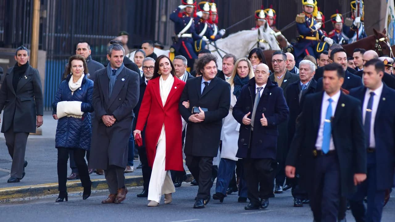 Milei participó junto a su gabinete del Tedeum por el Día de la Independencia