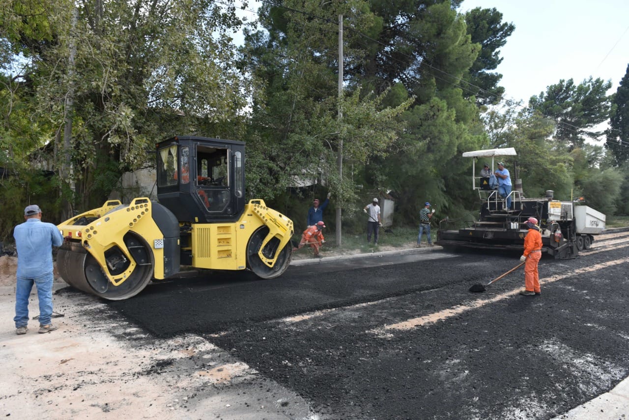 Las obras de asfalto que lleva adelante el Municipio