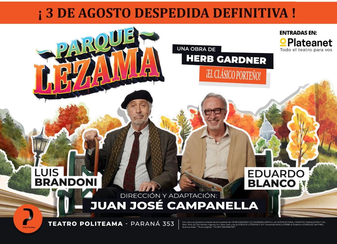 PARQUE LEZAMA se despide de los escenarios