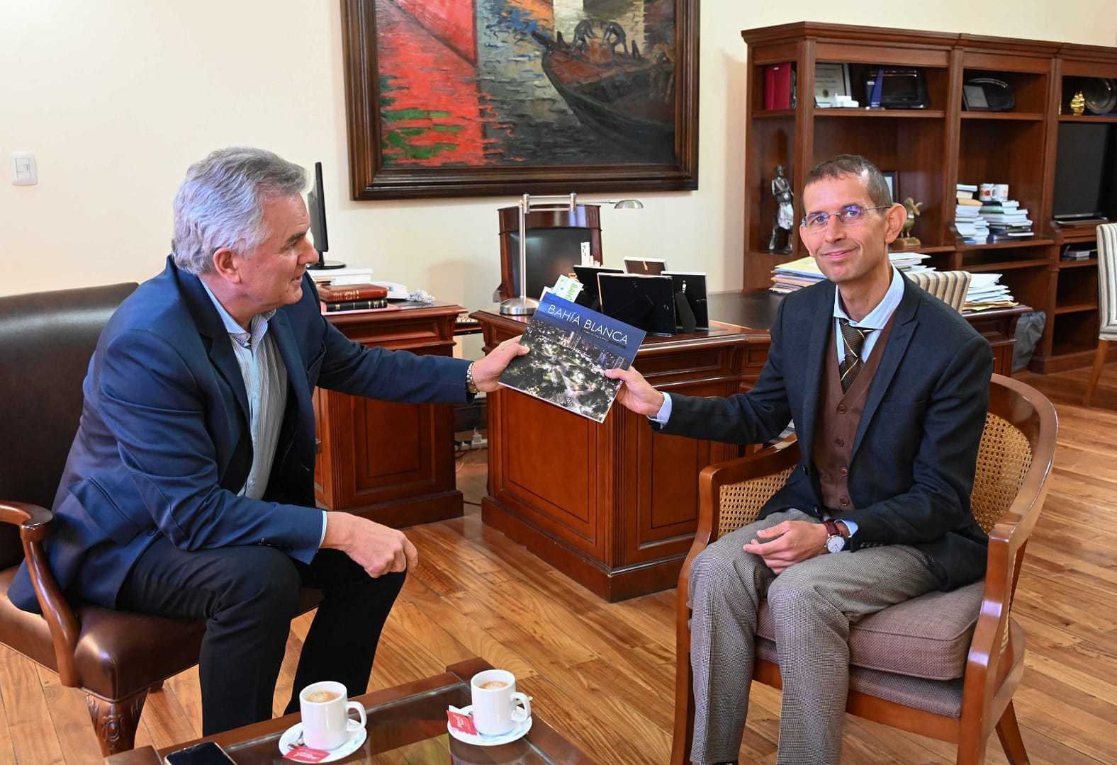 El intendente recibió al nuevo cónsul de Italia