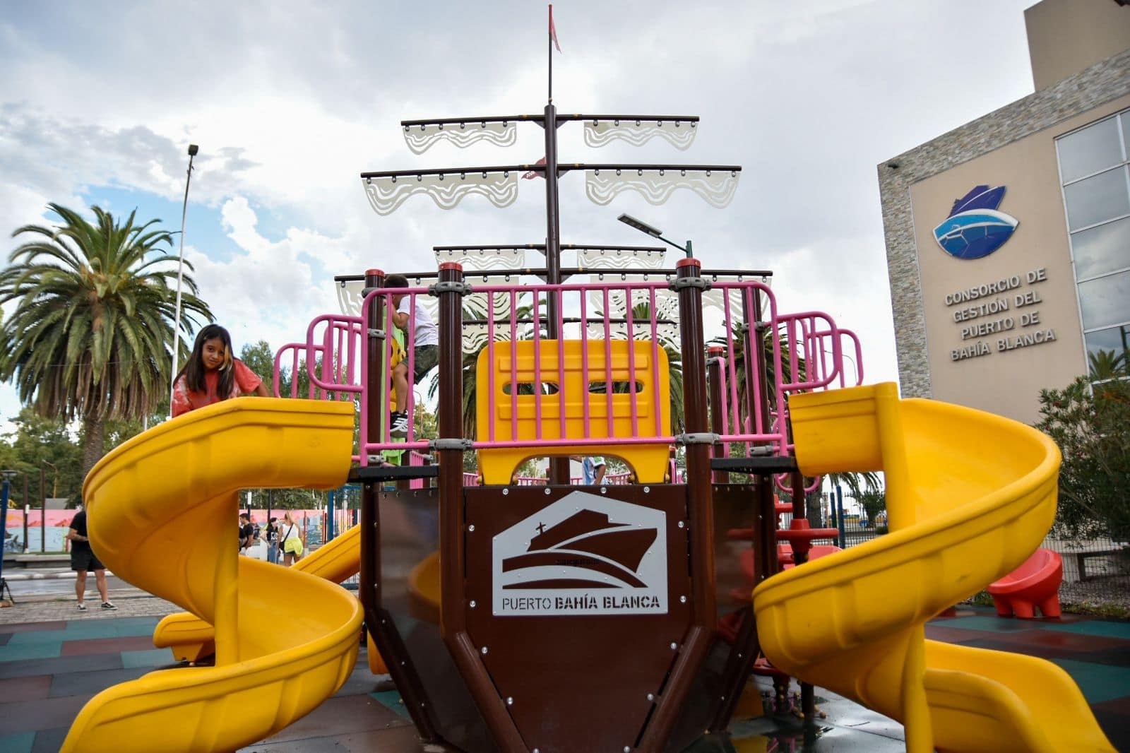 El Puerto de Bahía Blanca sumó un nuevo espacio para los más chicos