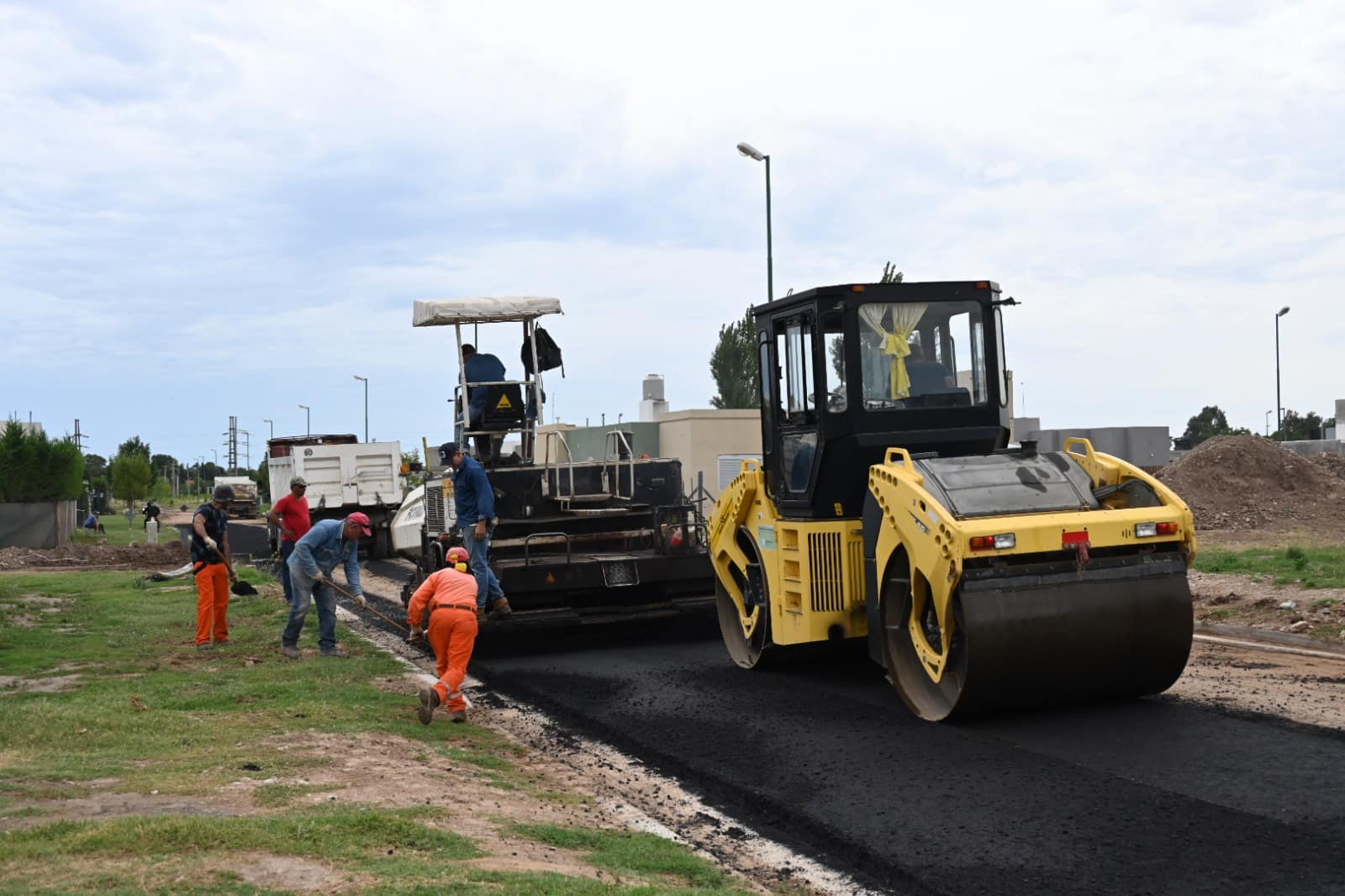 Avances en el programa de pavimentación de calles en Bahía