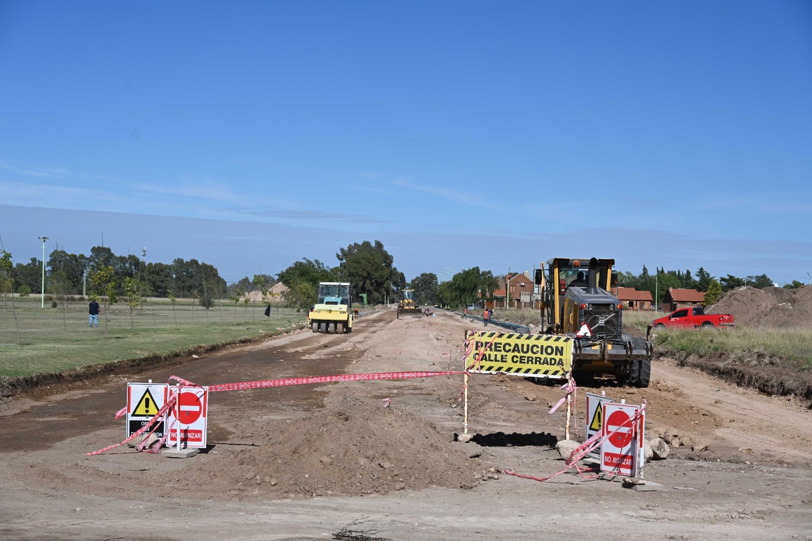 Comenzó en calle Necochea una nueva obra de interconexión urbana