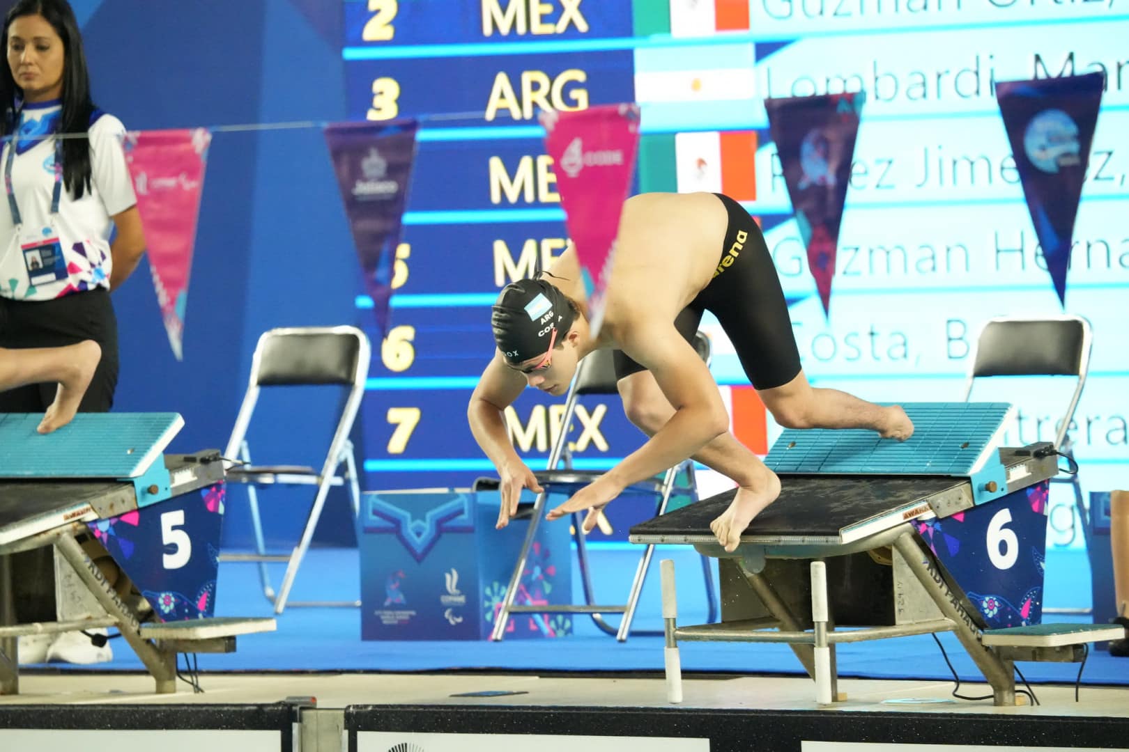 14 medallas para Argentina en la Serie Mundial de Para Natación México 2024