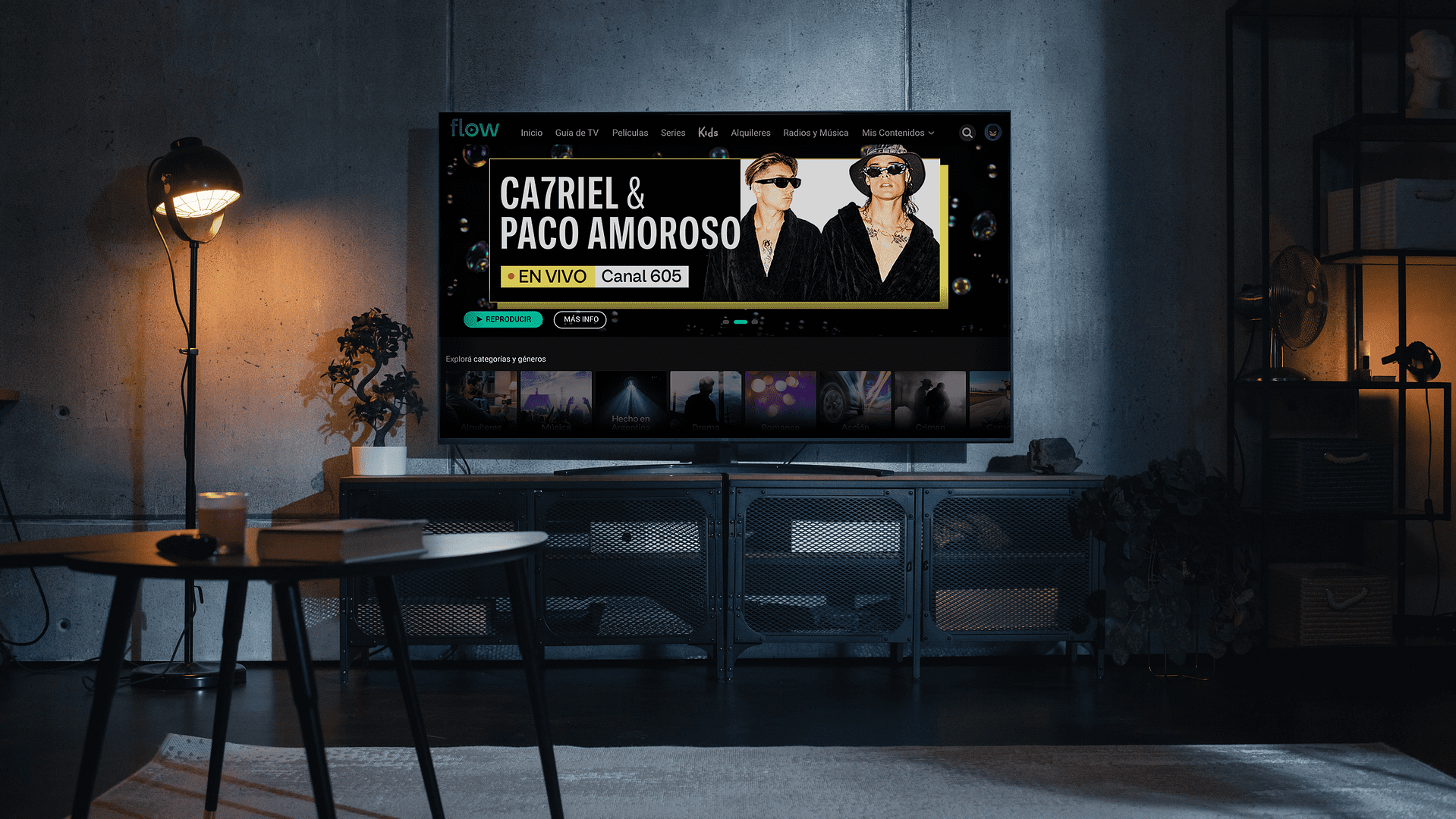 CA7RIEL & Paco Amoroso transmitirán su show por FLOW