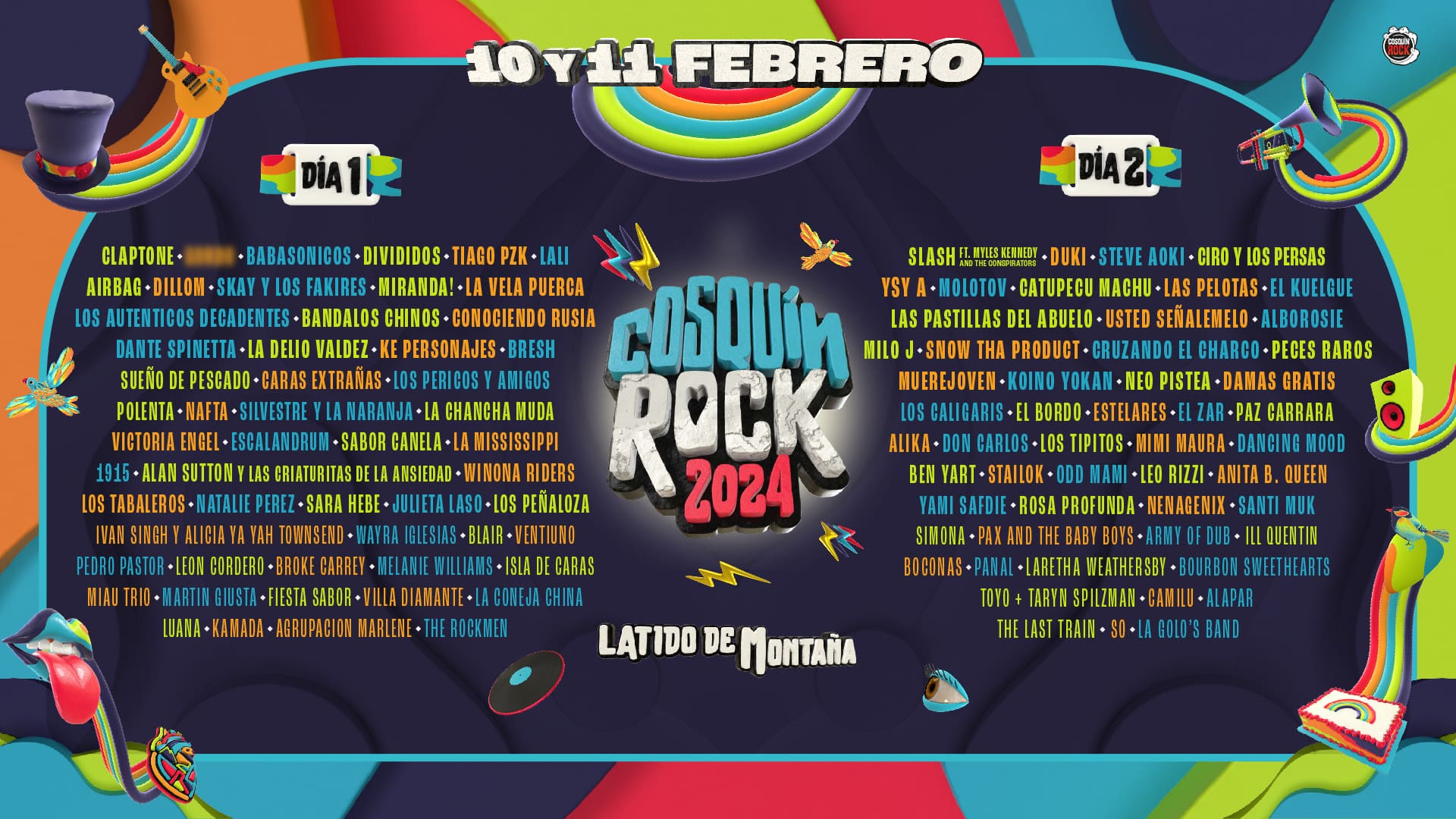 COSQUÍN ROCK 2024: FALTAN 100 DÍAS PARA EL COMIENZO DEL FESTIVAL