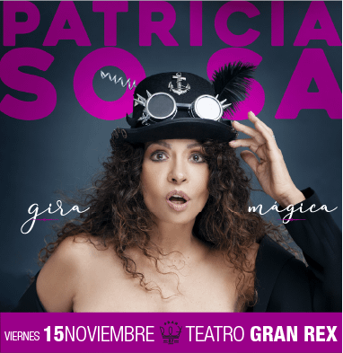 PATRICIA SOSA LLEGA A BUENOS AIRES CON SU GIRA MÁGICA