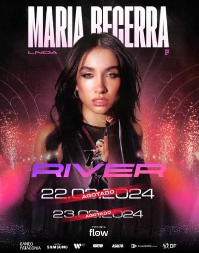 MARIA BECERRA agotó sus dos shows en River y rompe un récord histórico
