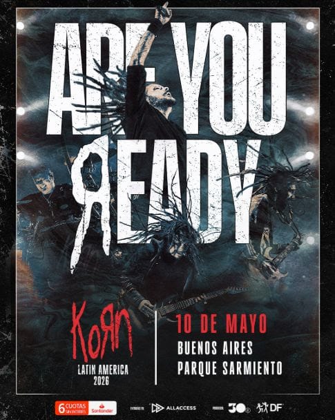 KORN regresa a Argentina luego de 9 años en el marco de su gira latinoamericana