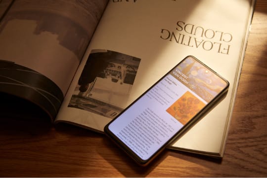 Presentaron el primer Smartphone que imita la textura del papel