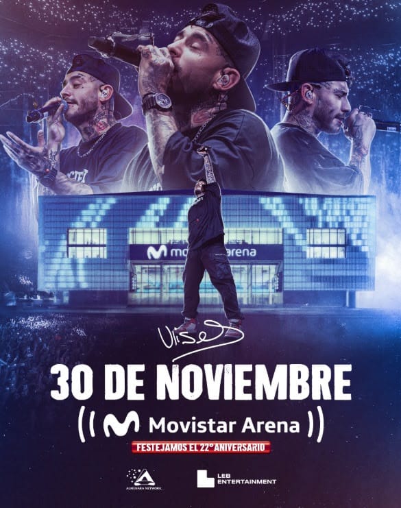ULISES CELEBRA 22 AÑOS DE MÚSICA EN EL MOVISTAR ARENA