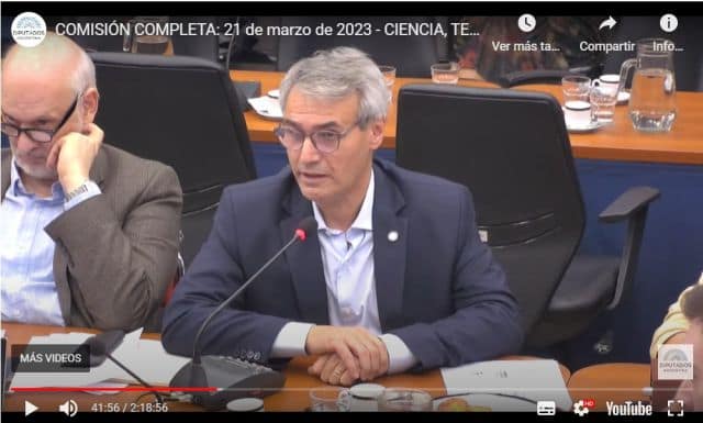 UNS: El Rector explicó en Diputados detalles del Plan Nacional de Ciencia 2030