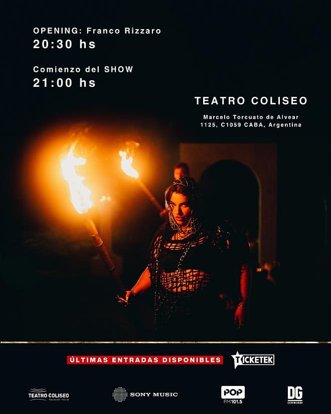 LUZ GAGGI PRESENTA SU ÁLBUM DEBUT “ALTAR” en el Teatro Coliseo
