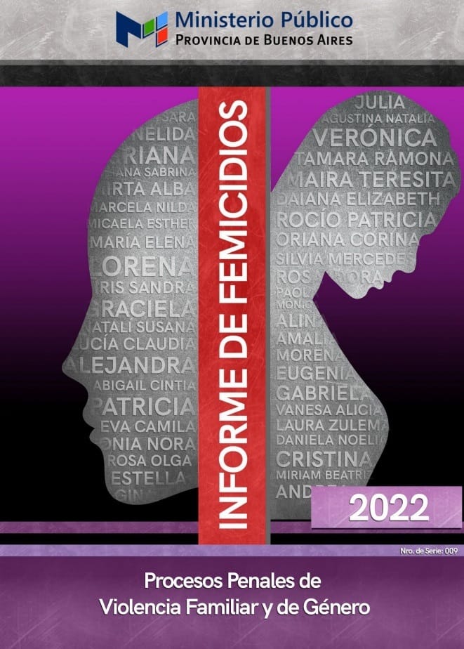 En el año 2022 se registraron 82 femicidios en la provincia de Buenos Aires
