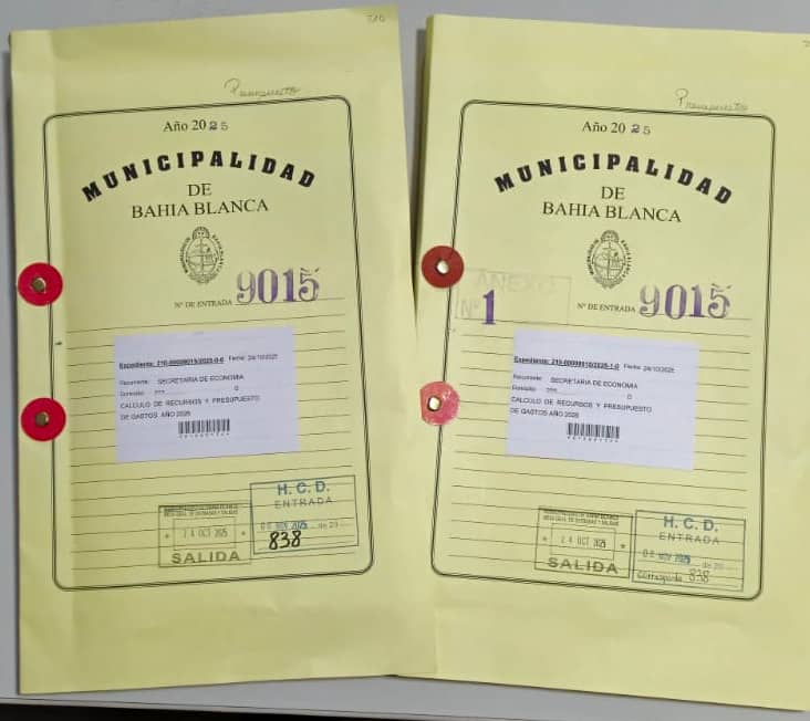 Ingresó el Presupuesto Municipal 2026 al HCD