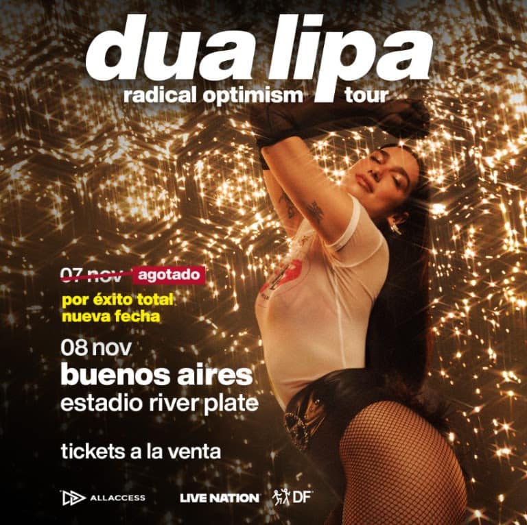 Dua Lipa agotó los tickets para su primer River y anuncia un segundo show
