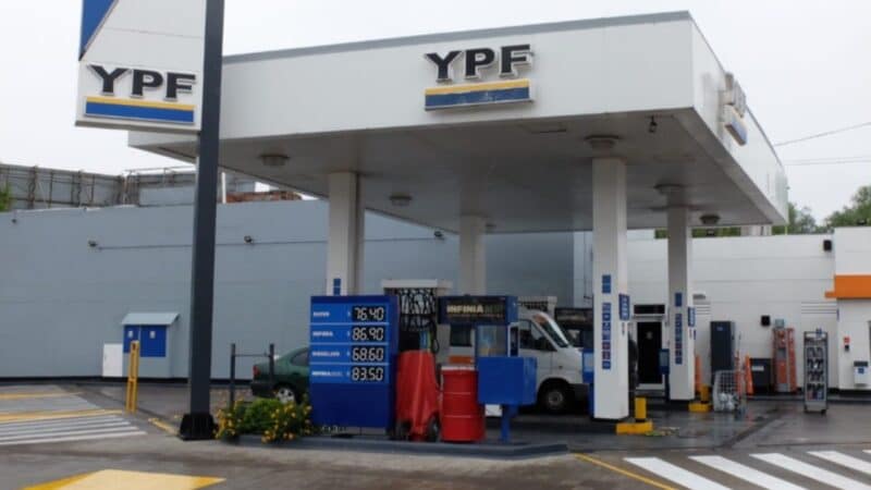 Los precios del combustible en Bahía tras el nuevo aumento de YPF