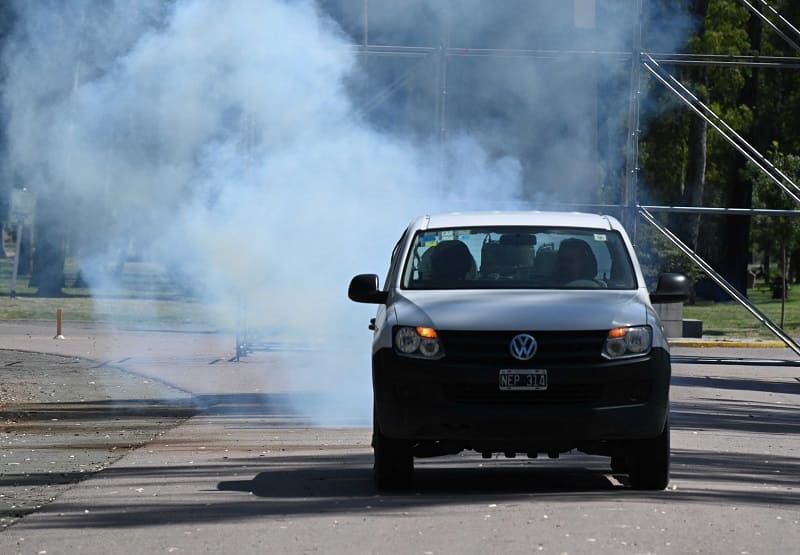 Cronograma de fumigación actualizado hasta fin de mes en la ciudad