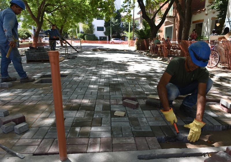 Paseo Portugal tiene un 50% de avance
