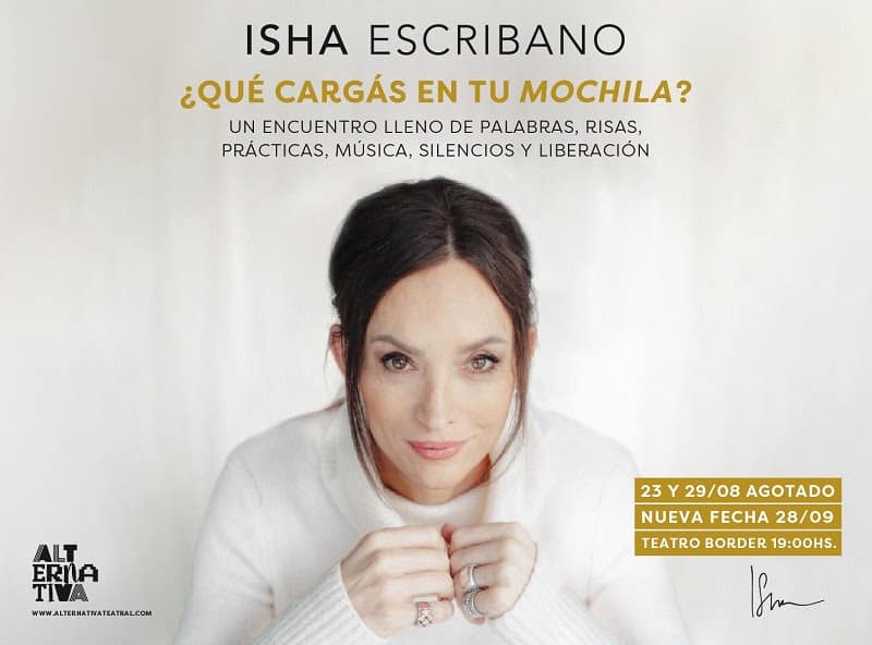 ISHA ESCRIBANO PRESENTA “¿Qué cargás en tu mochila”