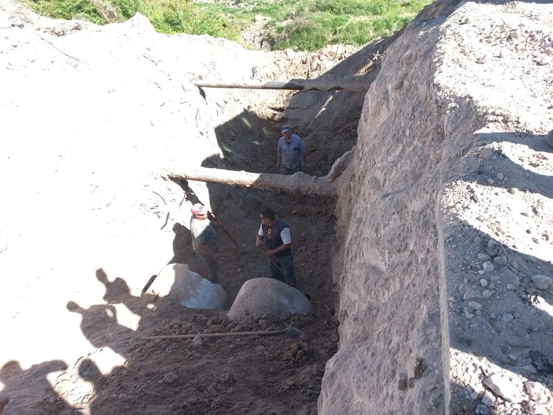 Finaliza la construcción del alcantarillado 18 de Julio: beneficiará sistema de desagües en un amplio sector