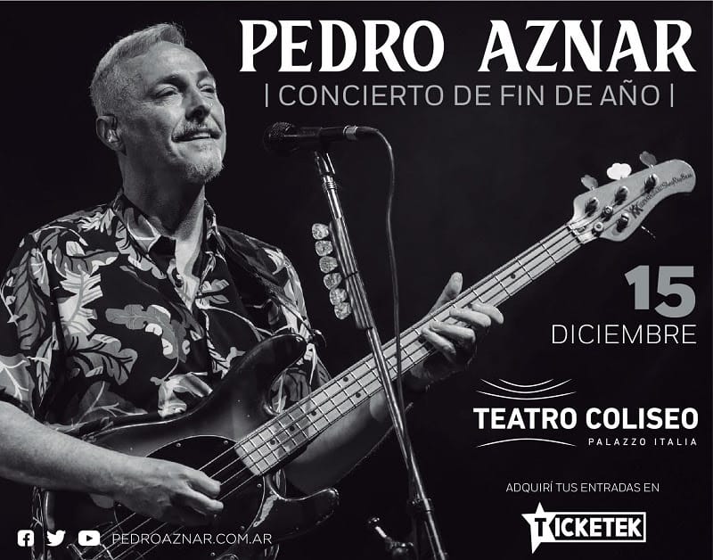 PEDRO AZNAR presenta su concierto de fin de año