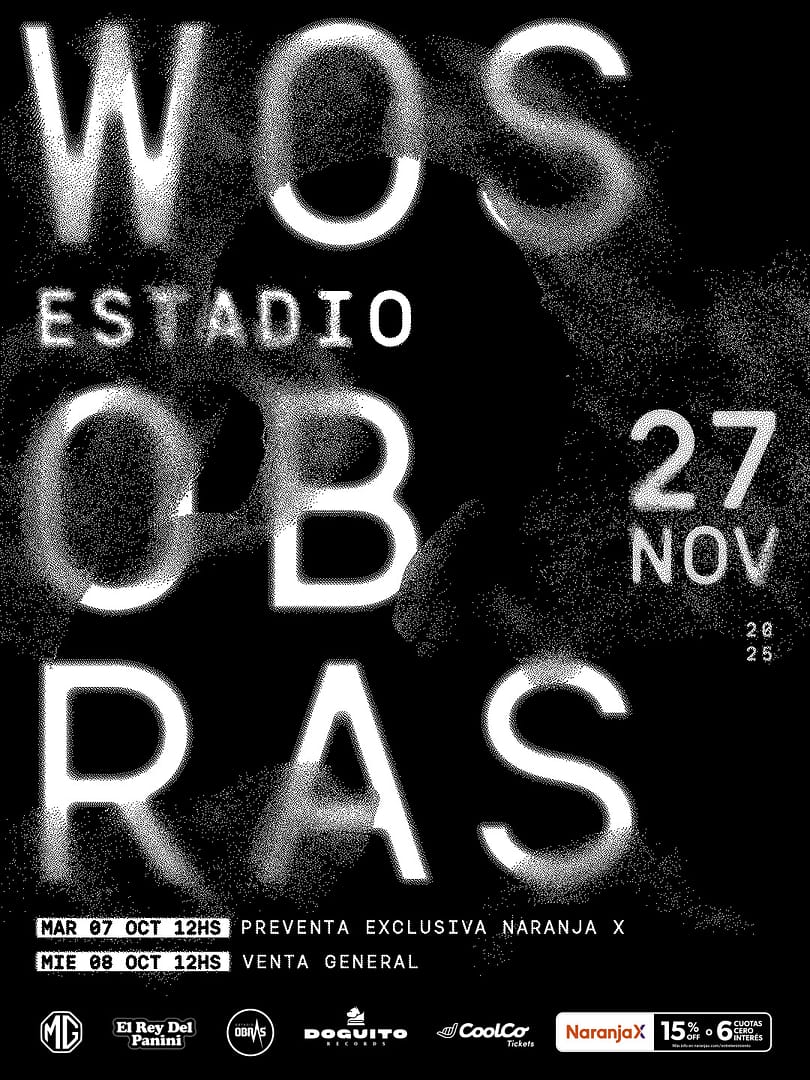WOS VUELVE A OBRAS EL 27 DE NOVIEMBRE