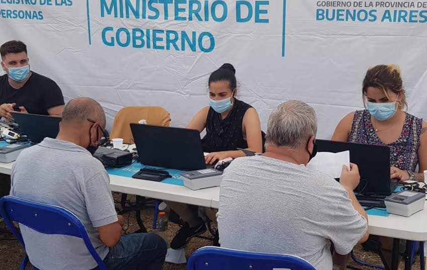 Realizan un nuevo operativo de documentación en barrios de Bahía Blanca