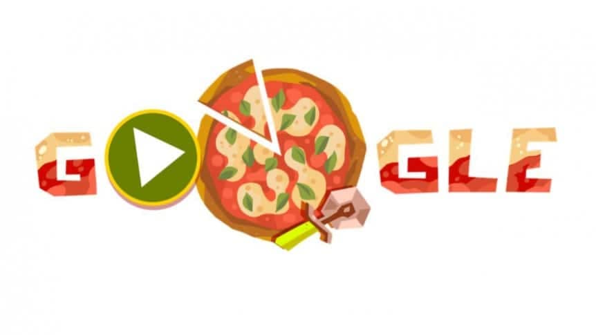 Google rinde homenaje a la pizza con un Doodle interactivo