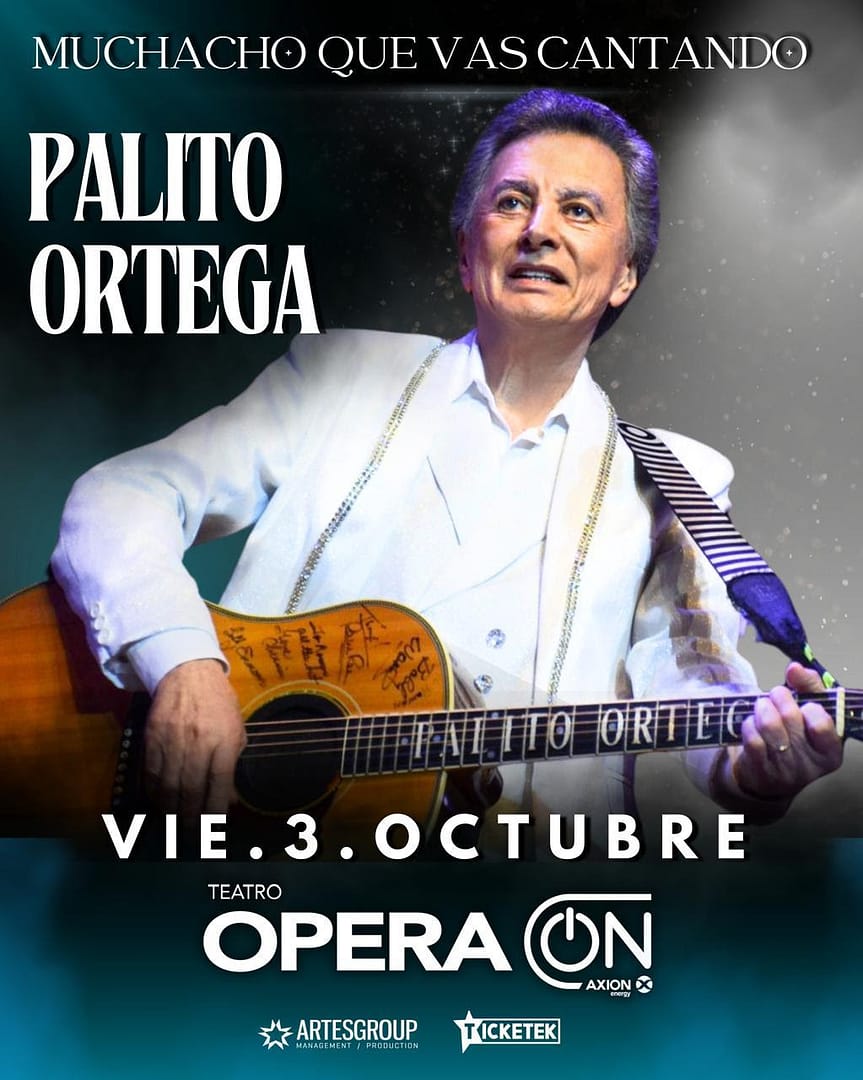 Ultimas entradas para ver a Palito Ortega y celebrar los 55 años de su clásico: “MUCHACHO QUE VAS CANTANDO”