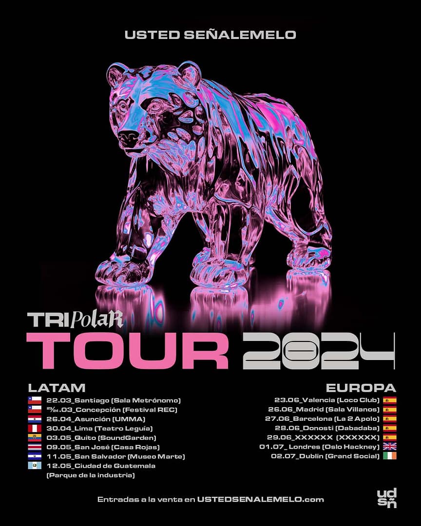 Usted Señalemelo confirma su gira internacional por 10 países