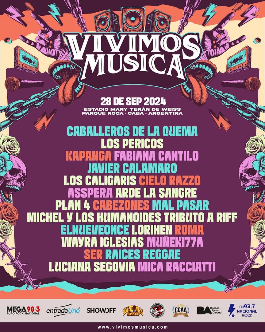 SE PRESENTÓ EL LINE UP DEL FESTIVAL “VIVIMOS MÚSICA”