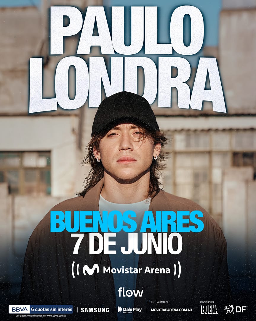 Paulo Londra confirma su regreso a Buenos Aires después de 6 años