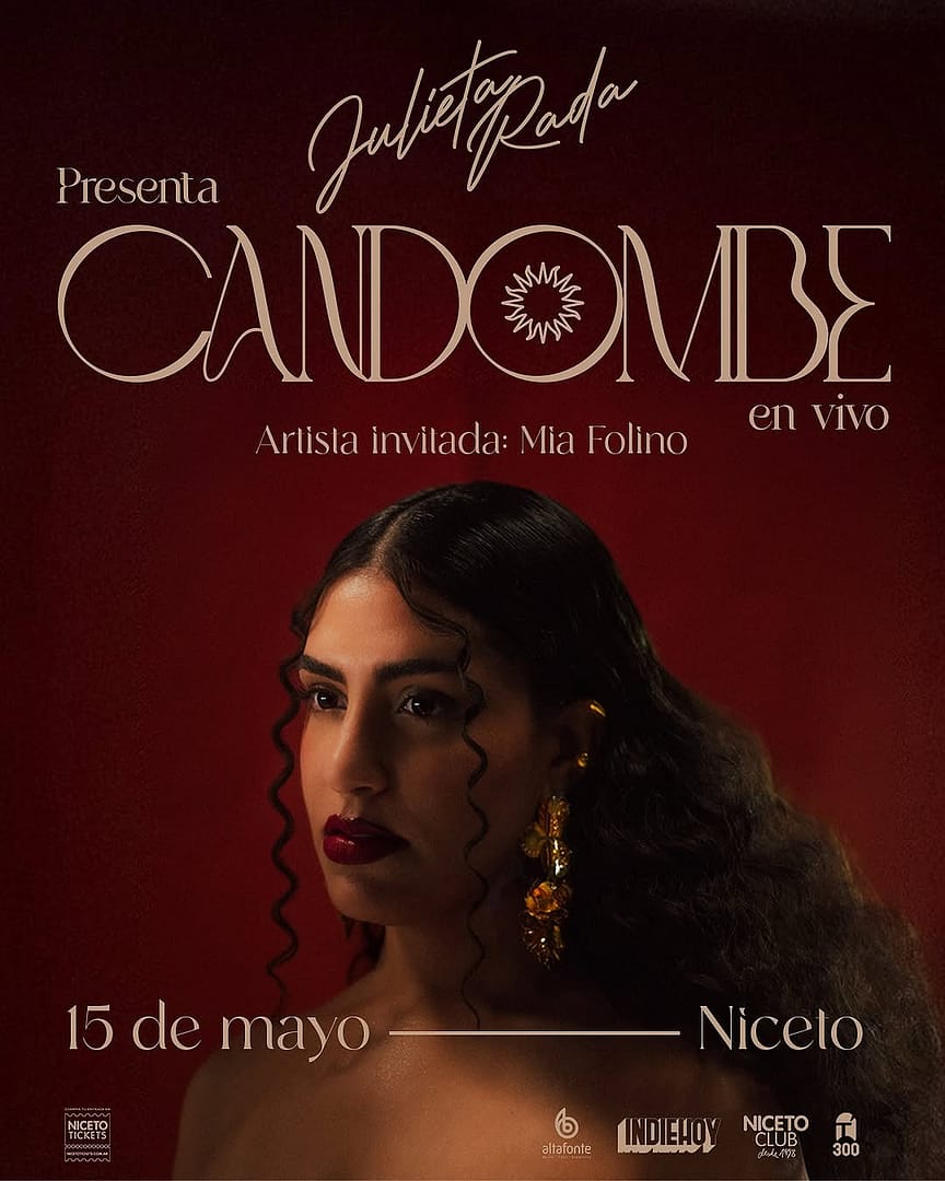 JULIETA RADA REGRESA A BUENOS AIRES PARA PRESENTAR SU DISCO “CANDOMBE”
