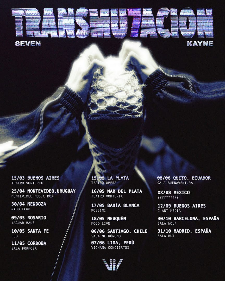 SEVEN KAYNE presenta su primer Tour Global “TRANSMU7ACION”